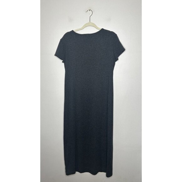 American Eagle Outfitters Long Maxi Wool Blend Short Sleeve Gray Size Medium - Picture 5 of 6